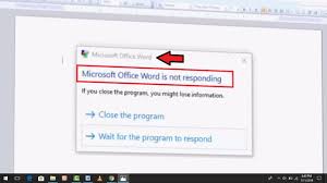 How To Fix Microsoft Word Is Not Responding Error In Windows 10 8 7 Youtube