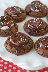 Hot Cocoa Cookies Recipe Yummly Recipe Cookie Exchange Recipes Cookies Recipes Christmas Christmas Cookie Exchange Recipes