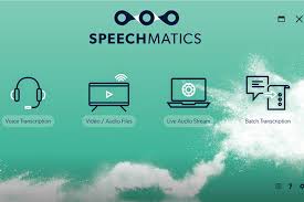 Screenshot of Speechmatics