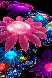 Find the best cool neon background on wallpapertag. Neon Pink Flower Wallpaper