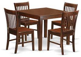 Maybe you would like to learn more about one of these? 5 Piece Kitchen Table Set A Table 4 Dining Chairs Mahogany Transitional Dining Sets By Bisonoffice Houzz