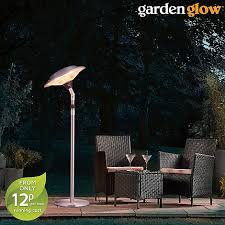 Garden Glow 2100w Free Standing Tilting Electric Patio Heater Thompson Morgan