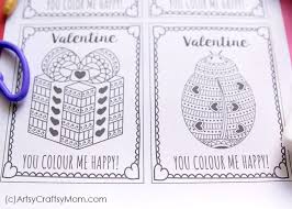 Some of them can be made personal by changing the text, font and color. Free Printable Coloring Cards For Valentine S Day