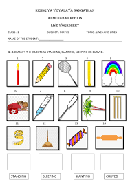 Jul 10, 2019 · so in order to help you with that, we at worksheetsbuddy have come up with kendriya vidyalaya class 2 hindi worksheets for the students of class 2. Class 2 Maths Lines And Lines Worksheet