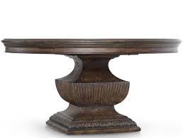 Reclaimed distressed round dining table. Hooker Furniture Rhapsody Traditional 60 Inch Round Dining Table With Grand Scale Pedestal Base Stoney Creek Furniture Dining Tables