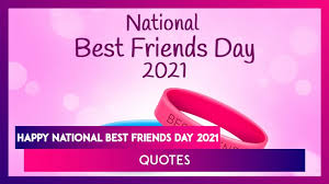 The bond of friendship is celebrated zealously. Happy National Best Friends Day 2021 Heart Warming Quotes About Best Friends And Friendship Watch Videos From Latestly