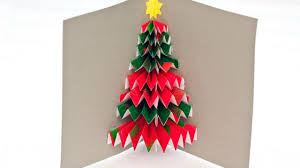 String a couple of trees together if you want to make a festive garland. Diy 3d Christmas Tree Card Real Momma