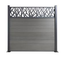 Panneau Composite Motif Naturel Idaho 2 Poteaux Castorama Cloture Maison Idees De Patio Panneau Decoratif Jardin
