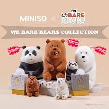 Home category all products we bare bears. Miniso We Bare Bears Collection Miniso Singapore Facebook