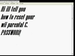 Jun 26, 2016 · i purchased a wii off ebay that had parental controls so i could not access the settings. Wii Parental Control Password Reset Detailed Login Instructions Loginnote