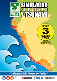 Cientos de personas participaron del simulacro de nocturno de sismo y tsunami, desarrollado en el centro de lima. Simulacro Por Sismo Y Tsunami