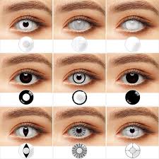 Buy doll eye contacts & eye enlarging circle lenses | eyecandy's. Buy Crazy Halloween Contact Lenses Blind White Blind Black Cosplay Eye Contacts Blackout Contacts For Anime Accessories At Affordable Prices Free Shipping Real Reviews With Photos Joom