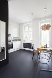 Black Concrete Floor Apartment Design Minimal Apartment Home
