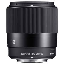 Sigma 30mm F1 4 Dc Dn Sony E Mount 30mm F1 4 Dc Dn C Lens Sigma Lenses Sony E Mount