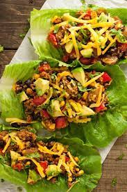 Taco Vegetarian Lettuce Wraps Recipe Vegetarian Lettuce Wraps Healthy Recipes Vegetarian Dishes