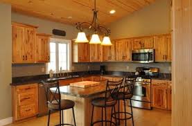 Knotty Hickory Cabinets Design Ideas Pictures Remodel And Decor Hickory Kitchen Cabinets Hickory Kitchen Pine Kitchen Cabinets