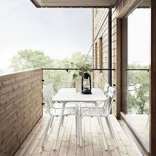 Cederhusen Kleiner Balkon Design Balkonentwurf Holzbalkon