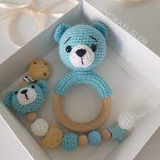 merhabalar hemen teslim indirimli akcaagac dis kasiyici ve emzik zinciri istege gore isimli 2020 elisi fikirleri bebek cingiragi amigurumi oyuncak bebek