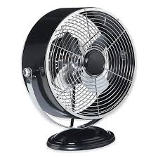 Deco Breeze Retro Swivel 2 Speed Table Fan In Black Metal Fan Fan Small Metal Table