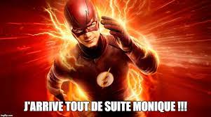 Probablement plus une nuance de présent que de futur immédiat. Image Tagged In The Flash Imgflip