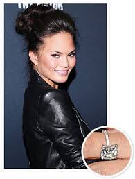 Chrissy Teigen S Engagement Ring All The Details Chrissy Teigen Engagement Ring Chrissy Teigen Teigen