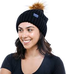 Winter Hat Satin Lined Natural Hair Black Pom Pom Beautifully Warm Llc All png & cliparts images on nicepng are best quality. beautifully warm llc