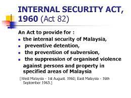 Security forces includes the royal malaysia police, the police volunteer reserve, the auxiliary police, persons commissioned or appointed under the essential (special constabulary). Isa The Essential Story Part I What