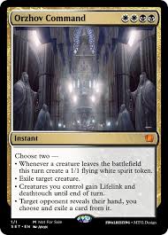 Orzhov Command Custommagic Would like to see a clash of the orzhov family :blush orzhov command custommagic