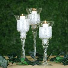 Pillar candle holder set of 3. Set Of 3 Hurricane Long Stem Glass Vase Candle Holder Set 12 14 16 Efavormart