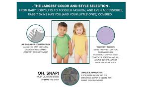 Rabbit Skins Infant 100 Cotton Jersey Lap Shoulder Short Sleeve Bodysuit