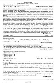 Subiectele primite de candidați la proba de la geografie, unde a picat varianta 1. Ymfj1gh3xuouim