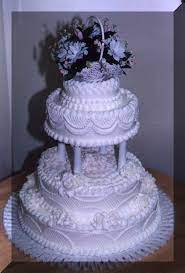 It is a special decorative base wrapped in white lace and tulle imbedded with a gold beaded satin flower, topped with a laser. Anniversary Cakes Walmart The Cake Boutique