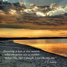 C S Lewis Sunset Friendship Friendship Quotes