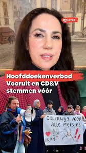 Gisteren stemden Vooruit, CD&V en N-VA voor een hoofddoekenverbod op  provinciale scholen in Oost-Vlaanderen., Dit betekent dat veel meisjes  vanaf volgend schooljaar voor een oneerlijke keuze komen te ...