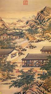 清十二月令图轴 君子兰的日志 网易博客 chinese art painting chinese landscape painting chinese painting
