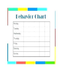 48 genuine behavior chart for toddler printable