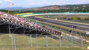 Rear view mirrors for all fia formula 3 european cars are fully mandated to easily view opponents behind. View From Gold 3 Grandstand At Hungaroring Youtube