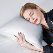Silk Pillowcase Gift Box White 100% Pure Soft Mulberry Silk Satin Standard  Double Luxury Sleep By Helen Loveday