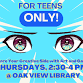 Just for Teens at Oak View Library event image