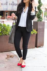 5 Outfits With Red Flats For Spring Casual And Business Casual Red Flats Outfit Red Outfit Casual Spring Outfits Casual