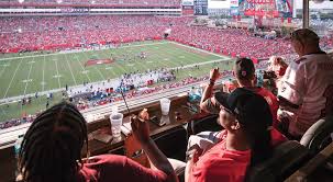 Who had that in their pool? Nfl Game Day The Luxe Experience Flamingo Magazine