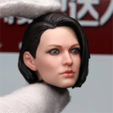 1/6 Scale Jill Valentine SWAT Head Sculpt Looking Straight Eyes Fit for  12'' Hot Toys Action Figure