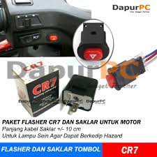 Maybe you would like to learn more about one of these? Paket Termurah Flasher Cr7 Saklar Tombol On Off Lampu Hazard Motor Shopee Indonesia