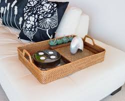Hf by lt layla design deluxe rubber boot tray, 34 x 14 inches, heavy duty. Kouboo Laguna Rectangular Rattan High Wall Serving Tray Extra Large Honey Brown Buy Online At Best Price In Uae Amazon Ae