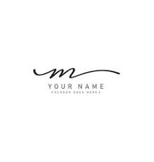 Check spelling or type a new query. M Letter Signature Vector Images Over 4 500