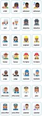 English Jobs Flashcards Oficios Profesiones
