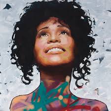 Whitney Houston Beach Towel