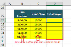 Mengubah Data Jam Ke Decimal Belajar Microsoft Excel