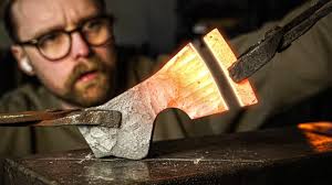 Mastering the Jump Weld: Axe Making Techniques , #AxeCraft #Blacksmithing