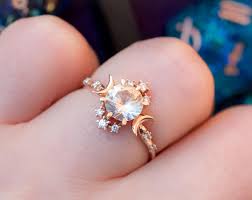By mary gormandy white former retail merchandiser. I Love My Peach Sapphire Who Else Out There Has Non Diamond Rings Engagementrings